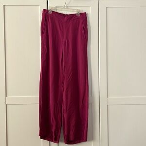 old navy high rise playa wide leg pants